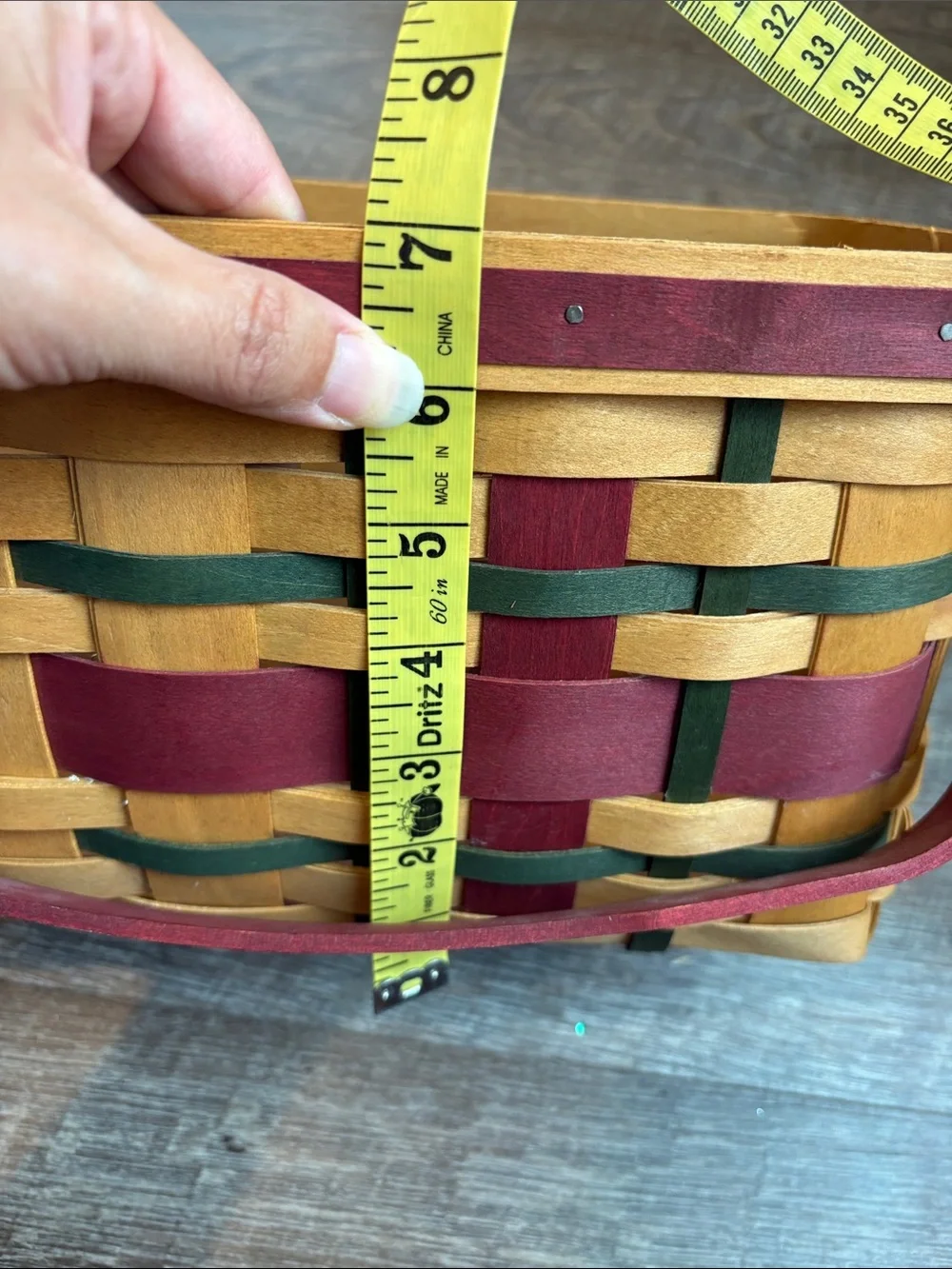 Longaberger 2008 Christmas Wrap It Up Basket Christmas w/ Protector